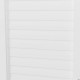 Glitzhome 65.50"H Wooden Floor Storage Cabinet with 3-Shelf and 1 Shutter Door, White