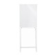 Glitzhome 68.25"H Wooden Free Standing Storage Cabinet Spacesaver, White