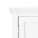 Glitzhome 68.25"H Wooden Free Standing Storage Cabinet Spacesaver, White