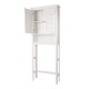 Glitzhome 68.25"H Wooden Free Standing Storage Cabinet Spacesaver, White
