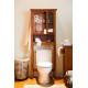 Glitzhome 68.25"H Wooden Bathroom Free Standing Storage Cabinet Spacesaver