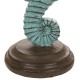 Glitzhome Vintage Seahorse Style Novelty Table Lamp with Burlap Shade