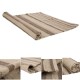 Glitzhome 5.1'Lx3'W Handcrafted Woven Stripe Pattern Heavy Premium Wool Area Rug