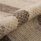 Glitzhome 5.1'Lx3'W Handcrafted Woven Stripe Pattern Heavy Premium Wool Area Rug