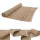 Glitzhome 5.1'Lx3'W Handcrafted Woven Beige Heavy Premium Wool Area Rug