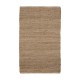 Glitzhome 5.1'Lx3'W Handcrafted Woven Beige Heavy Premium Wool Area Rug