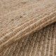 Glitzhome 5.1'Lx3'W Handcrafted Woven Beige Heavy Premium Wool Area Rug