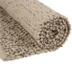 Glitzhome 5'Lx3'W Handcrafted Woven Beige Heavy Premium Wool Area Rug