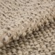 Glitzhome 5'Lx3'W Handcrafted Woven Beige Heavy Premium Wool Area Rug