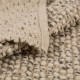 Glitzhome 5'Lx3'W Handcrafted Woven Beige Heavy Premium Wool Area Rug