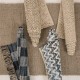 Glitzhome 5'Lx3'W Handcrafted Woven Beige Heavy Premium Wool Area Rug