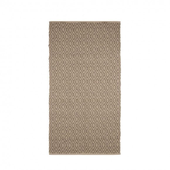 Glitzhome 5'Lx3'W Handcrafted Woven Classic Argyle Pattern Heavy Premium Wool Area Rug