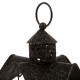 Glitzhome Halloween Iron/Glass Spider Hanging Lantern