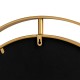 Glitzhome Makeup Mirror 24"D Deluxe Round Gold Wall Mirror