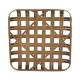 Glitzhome 24"L Brown Bamboo Weaving Basket