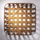 Glitzhome 24"L Brown Bamboo Weaving Basket