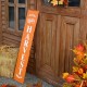 Glitzhome 43"H Enameled Metal "HARVEST" Porch Sign