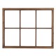 Glitzhome 28''L*22"H Wooden Window Frame