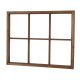 Glitzhome 28''L*22"H Wooden Window Frame