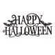 Glitzhome 23.94"L Metal "HAPPY HALLOWEEN" Wall Sign