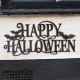 Glitzhome 23.94"L Metal "HAPPY HALLOWEEN" Wall Sign