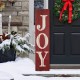 Glitzhome 42.00"H Christmas Wooden Porch Sign - JOY (Two Function)