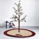 Glitzhome 48"D Fabric Christmas Tree Skirt - Red Truck