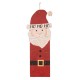 Glitzhome 35.98"H Rusty Metal Santa Decor