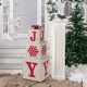 Glitzhome 31.89"H Wooden Block Wording Porch Sign - JOY