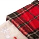 Glitzhome 21''L Embroidered Linen Christmas Stocking - Red Truck
