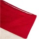 Glitzhome 21''L LED Embroidered Linen Christmas Stocking - Reindeer