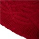 Glitzhome 52"D Knitted Polyester Red Christmas Tree Skirt