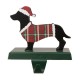 Glitzhome 5.92"H Wooden/Metal Dachhound Stocking Holder