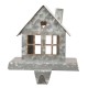 Glitzhome 6.00"H Galvanized House Stocking Holder