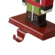 Glitzhome 7.00"H Wooden/Metal Nutcracker Stocking Holder