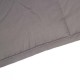 Glitzhome 72"L*48"W Cotton Shell Quilted Weighted Blanket With Polyester Filling - Gray 12lbs