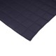 Glitzhome 72"L*48"W Cotton Shell Quilted Weighted Blanket With Polyester Filling - Navy Blue 12lbs
