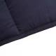 Glitzhome 72"L*48"W Cotton Shell Quilted Weighted Blanket With Polyester Filling - Navy Blue 12lbs