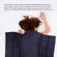 Glitzhome 72"L*48"W Cotton Shell Quilted Weighted Blanket With Polyester Filling - Navy Blue 12lbs