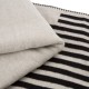 Glitzhome 60"L*50"W Woven Cotton Geometric Jacquard Throw, 600g