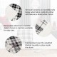 Glitzhome 72"L*48"W Polar Fleece Black & White Plaid Reversible Duvet Cover