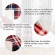 Glitzhome 72"L*48"W Flannel Red/Blue/White Plaid Reversible Duvet Cover