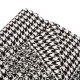 Glitzhome 60"L*50"W Acrylic Black/White Houndstooth Woven Throw 360g