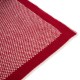 Glitzhome 60"L*50"W Knitted Acrylic Red/White Throw Blanket 900g