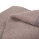 Glitzhome 60"L*50"W Knitted Polyester Feather Yarn Tricolor Throw Blanket 965g