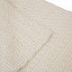 Glitzhome 60"L*50"W Knitted Acrylic White Throw Blanket 800g
