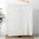 Glitzhome 60"L*50"W Knitted Acrylic White Throw Blanket 800g