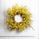 Glitzhome 24"D Artificial Winter Jasmine Wreath