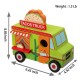 Glitzhome 9.45"L Wooden Mexico Taco Truck Birdhouse