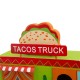 Glitzhome 9.45"L Wooden Mexico Taco Truck Birdhouse